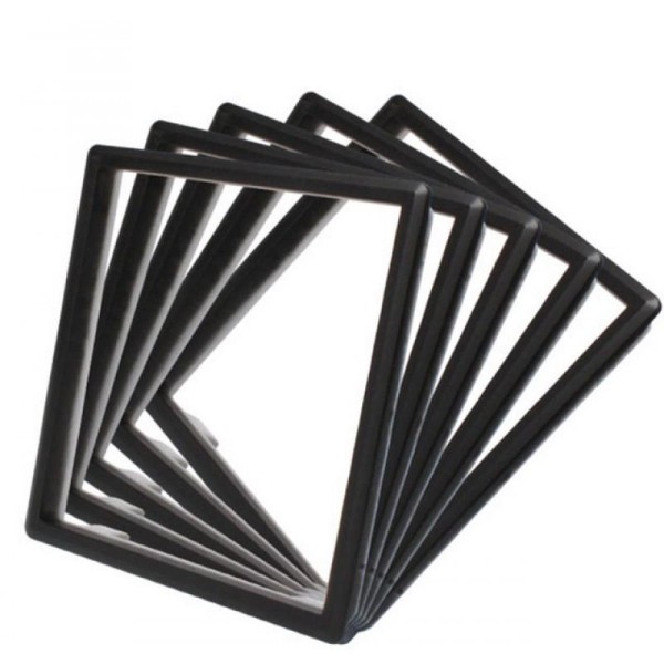 5 x Rahmen in Schwarz für Livolo Steckdosen