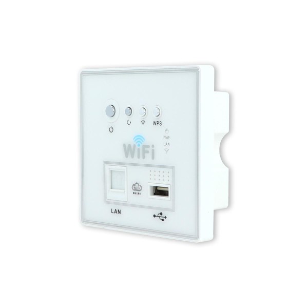 WLAN Repeater Verstärker 3G LAN inkl. USB Ladegerät Weiß 3G-LAN-WPS-11 LUXUS-TIME