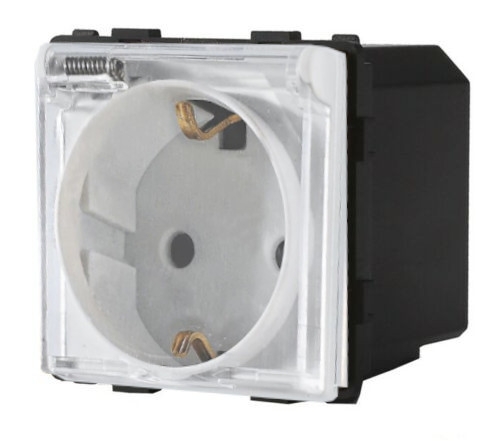 Alu 2 1-facher Lichtschalter Touch Weiß LXBA2/P-701-701-11 POINT