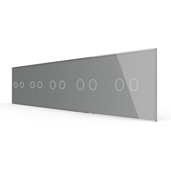 Livolo Glasblende für vier zweifache Touch-Schalter VL-C2/C2/C2/C2/C2-15